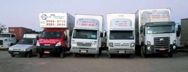 Frota de Veículos WMB Mudanças Residenciais e Comerciais